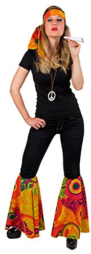 Festartikel Müller Hippie-Set für Erwachsene, bestehend aus: Stirnband und Beinstulpen, Einheitsgröße, 900.129.00
