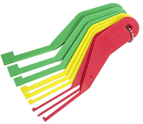 Lisle 81850 Combination Brake Lining Gauge Set,9