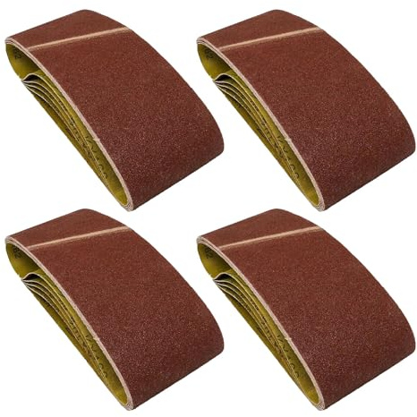 Dapetz ® Sanding Belt 100mm x 610mm to Fit Makita Belt Sander, Aluminuim Oxide 120 Grit Sander Belts for Grinding, Polishing, Sharpening and Derusting (20 Pieces)
