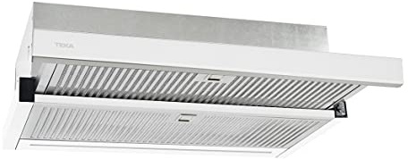 TEKA Campana Extractora Extensible 60 cm con Motor EcoPower, 6 Velocidades, Barra LED, Programador del tiempo de aspiración 385 m3/h a 64 dBA Compatible con Recirculación CNL 6415 PLUS
