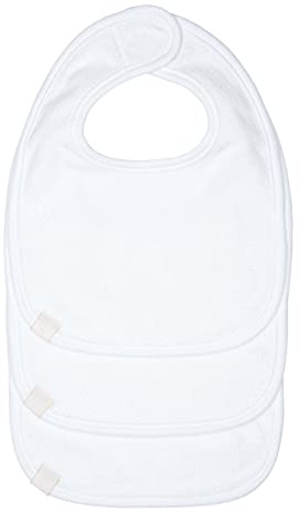 LÄSSIG Baby Lätzchen Set (3 Stk.) Neugeborene Sabberlätzchen Klettverschluss/Newborn Bib Set