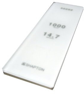 Shapton - Piedra de afilar de cristal, grano 1000