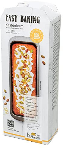 Birkmann, Kastenform, 30 cm, Karbonstahl, hoher Rand, Antihaftbeschichtung