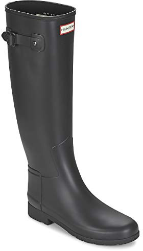 Hunter Original Refined, Damen Gummistiefel, Schwarz (Black), 39 EU