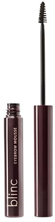 Blinc Eyebrow Mousse, Extreme Hold Tinted Eyebrow Gel with Peptides and Vitamins A & E, Natural Finish, Long-Wearing, Waterproof, Vegan, Gluten-Free & Cruelty-Free, 4.7mL/ 0.16 Fl. Oz, Dark Brunette
