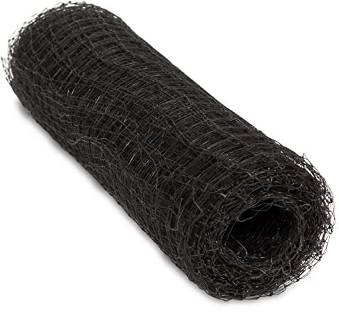 Windhager Rete di Protezione per Uccelli ORTONET, Protegge Gli Alberi da frutto dall'alimentazione degli Uccelli, Maglia 13 mm, Dimensioni 10 x 2 m, Nero, 06013