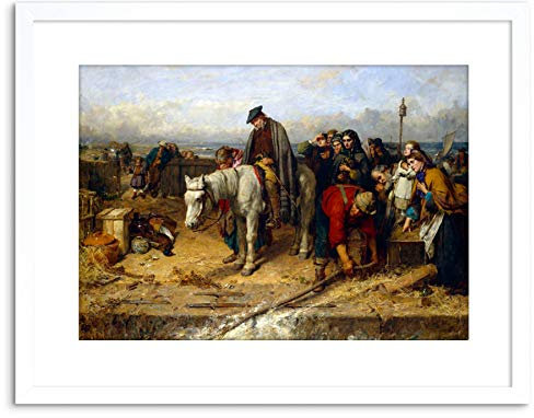Wee Blue Coo PAINTING HISTORIC SCOTLAND FAED LAST CLAN FRAMED PICTURE ART PRINT F97X8458