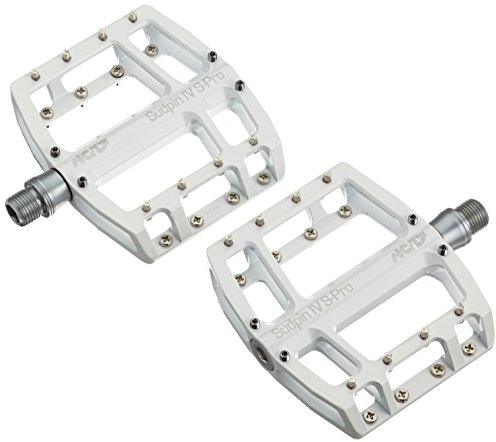 NC-17 Sudpin IV S-Pro Aluminium Plattform Pedale | Mountainbike Pedal | BMX Pedal | Flache Bauhöhe 18 mm | FAILSAFE System | Präzisionslager + Cr-Mo Achse | inkl. Ersatzpins