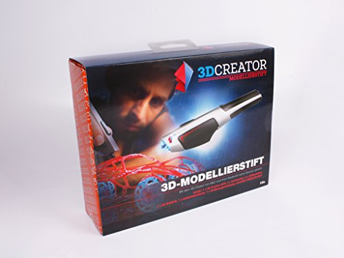 Penna 3D per bambini | 3D pen | Penna 3d professionale kit compl. con filamento 3D | 3D printing pen | Penna 3D filamenti | Con 2 ricariche penna 3D (Set completo)