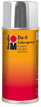Marabu Do-it-Glanzspray 150ml, Hochglanz-Silber