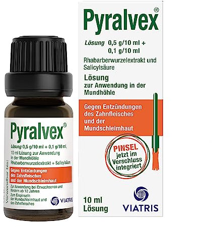 MEDA Pharma GmbH & Co.KG Lösung zur Anwendung in der Mundhoöhle Pyralvex Solution, 10 ml