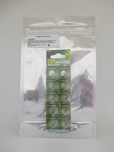 10 X Gp Ag13 A76 Gpa76 Lr44 357 Sr44Sw 1.5V Battery by GDP
