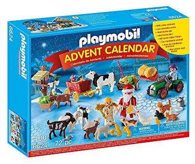 PLAYMOBIL 6624 Adventskalender Weihnacht auf dem Bauernhof
