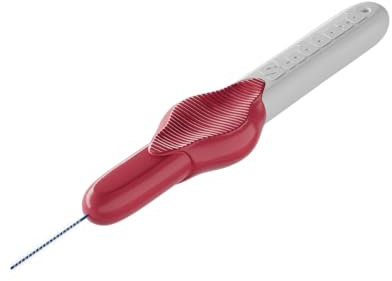 Stoddard 25 ICON Interdental Brushes. VALUE PACK. All with extendable handles.CHOOSE FROM Four different sizes and colours available. FLOSS, Toothpick, PLAQUE TARTAR REMOVAL ORAL HYGIENE - Red 0.5 mm