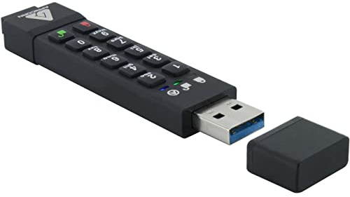 Apricorn Aegis Secure Key 3Z 32GB 256-bit AES XTS Hardware Encrypted FIPS 140-2 Level 3 Validated Secure USB 3.0 Flash Drive (ASK3Z-32GB)