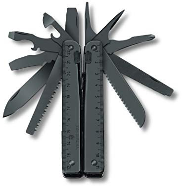 Victorinox, Swiss Tool, Utensile Multiuso Svizzero, Originale, Tascabile, 27 Funzioni, Lama, grande, Cacciavite 3 mm, Bloccabile