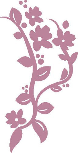 PEMA Indigos UG Sticker mural D419 Motif belles orchidées Violet 120 x 61 cm