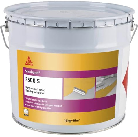 Sika SikaBond 5500S Parquet and Wood Flooring Adhesive, 16kg