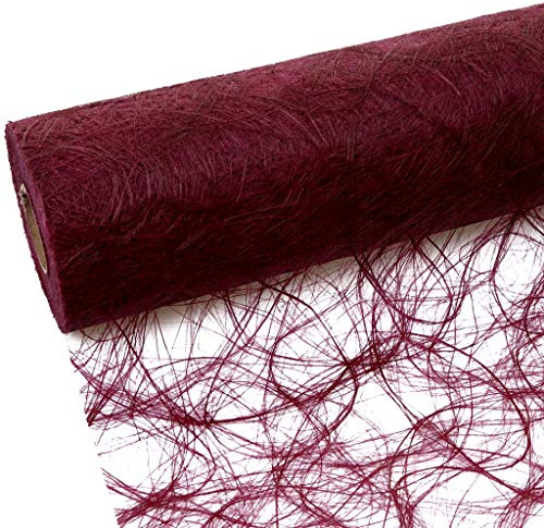 Sizoweb Tischband Bordeaux 20 cm Rolle 25 Meter 64 011-R
