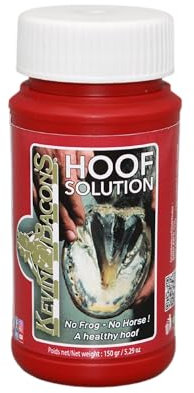 Kevin Bacon’s Hoof Solution | 150 g | Geeignet für jeden Pferdetypen | Mit integriertem Bürstenpinsel | Schnelle Anwendung | Kann dabei helfen Hufprobleme zu verringern