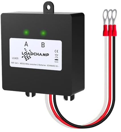 Loadchamp Batterie Ladungsausgleicher Ausgleichslader Balancer 24V 36V 48V Solar Akku