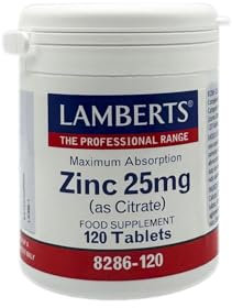 Lamberts Zinc 25mg - 120 Tabletas