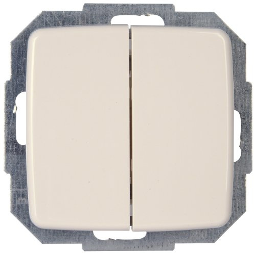 Kopp 585517081 Rivo Serienschalter, Reinweiß (RAL 9010)
