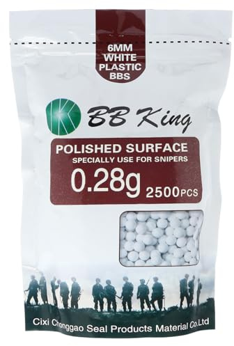 BB King Precision BBS 0.28g 2.500er Beutel hellgrau Softair Munition