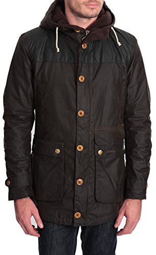 Barbour Ashby Game Parka vaxjacka, parkas, Olivgrön, S