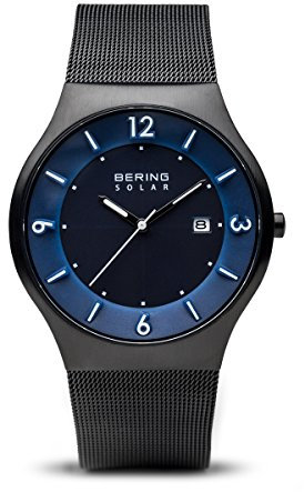 BERING Herren Uhr Solar Movement - Solar Collection mit Edelstahl und Saphirglas 14440-227