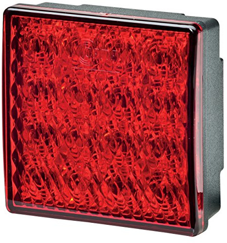 HELLA VALUEFIT 2NE 357 029-141 Nebelschlussleuchte - LED - 24V - Einbau - Lichtscheibenfarbe: rot - Kabel: 260mm - Stecker: offene Kabelenden - hinten