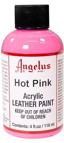 Angelus Acryl Leder Lack-4 oz.- Hot Pink von