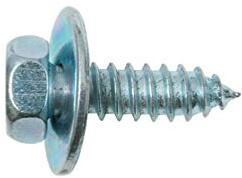 Blechschraube 6.3 mm 16 mm Sechskant DIN 7976 Stahl verzinkt 50 Stück SWG