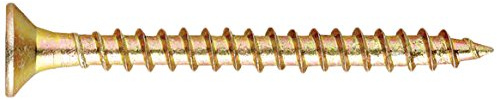 INDEX Fixing Systems TP-to 60pcs Countersunk Chipboard 90° Countersunk 40° Fillet Lubricated (Bichromated Coating, 6 x 60 mm)