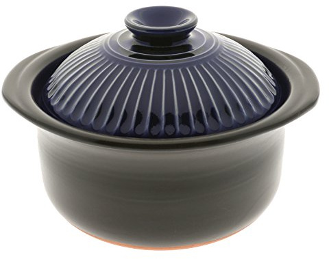 Kotobuki 190 – 808 terracotta Cuociriso con opaco e blu cobalto raggi, nero