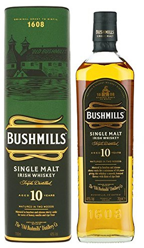 Bushmills Malt Single Malt whisky irlandais âgés de 10 ans 700ml (Pack de 70cl)