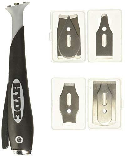 Hyde 10450 Tools 10450-Raschietto con 6 Lame intercambiabili, Multi