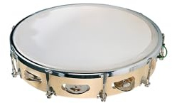 Goldon 35390 Stimmbare Tamburin mit 8 Schellen