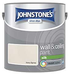 Johnstone's 306578 Vinyl Silk Emulsion - Ivory Spray,2.5