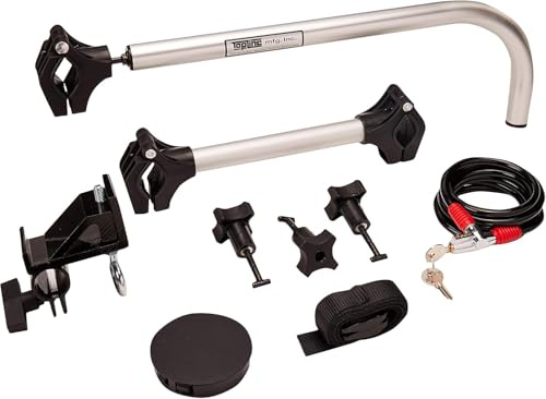 Topline Heavy Duty Premium Uni-Grip Truck Bed Bike E-Bike Rack - 2-Bike Carrier Holder for Pickup Trucks - Easy Installation, Fits All Truck Beds, Supports up to 80 lb, Made in USA (UG2500-2)