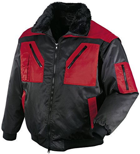 securesse Pilotenjacke 4 in 1-Funktion warme Winterjacke Arbeitsjacke Outdoorjacke