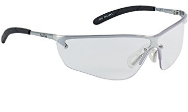 Bolle SILPSI Silium Spectacles Metal Frame Flex Temples with Tipgrip PC Lens, Clear