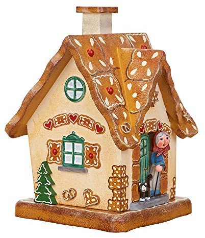 Hubrig Volkskunst Räucherhaus Knusperhäuschen - 17 cm