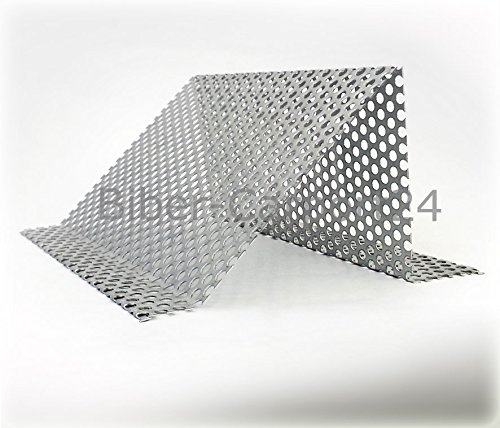 Kiesfang-Lochblech 51 in Aluminium oder Titanzink (51-3 Aluminium 2m)