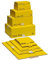 Neutral 212151220 Paket-Versandkarton Mail box, Größe: M, gelb
