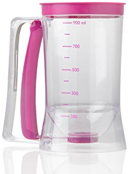 BRANDANI Dispenser Impasto Manuale in Silicone Lilla 1 LT