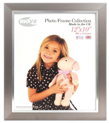 Inov8 Framing PFES-PWSI-1210 Frames, Pewter Silver Inset, 12x10 inch