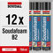 12x Soudal Soudafoam B2, 750ml, Adapterschaum