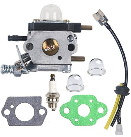 Beehive Filter OxoxO C1U-K54A Carburetor with Gasket Repower Kit with Spark Plug for Echo HC1500 TC210 TC210i TC2100 2 Cycle Mantis Tiller 7222 7222E 7222M 7225 7230 7240 7920 7924 Cultivator