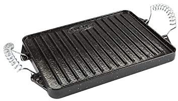 Garcima - Plancha Hierro Fundido Esmaltada Rectangular 21 x 27 cm.